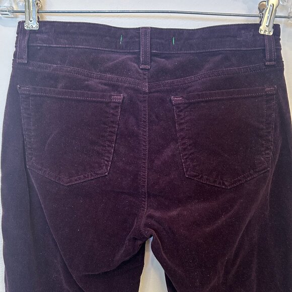 J Brand dark purple skinny corduroy pants sz 27 - Picture 9 of 12